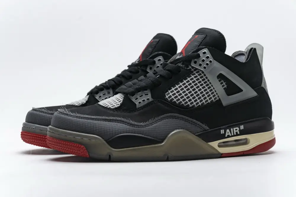 OFF White x best batch for jordan 4 Air Jordan 4 Retro Bred CV9388-001