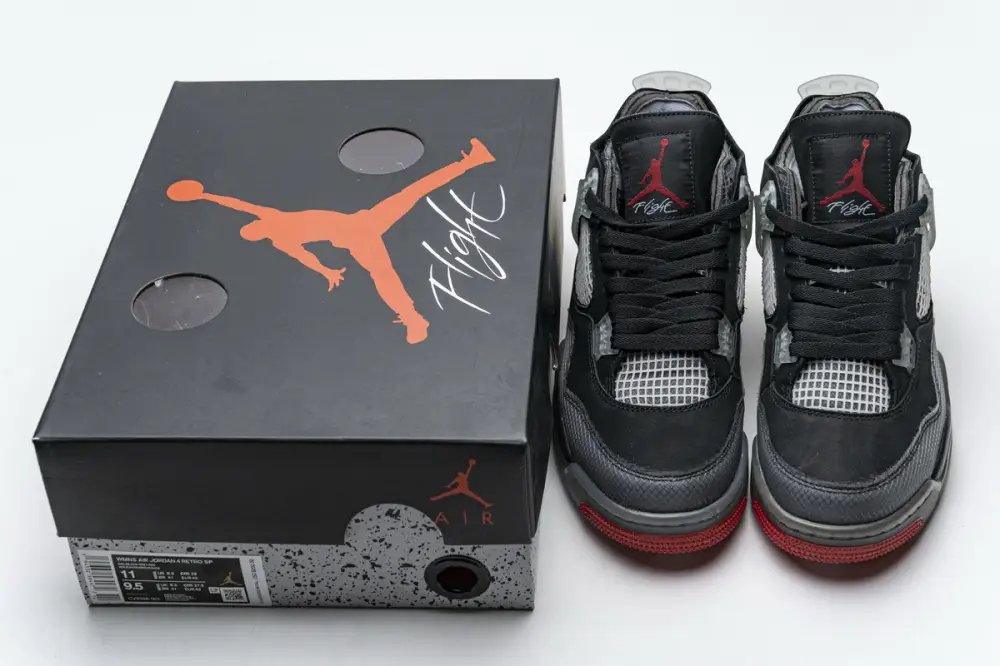 OFF White x best batch for jordan 4 Air Jordan 4 Retro Bred CV9388-001