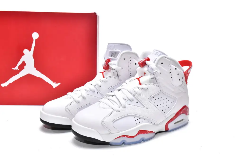 Replica reps Jordan 6 Air Jordan 6 Red Oreo CT8529-162