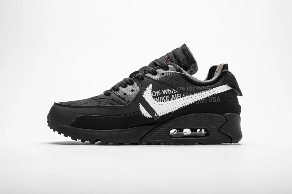 Off-White x Nike Air Max 90 “All Off-White x Nike Air Max 90 Black” AA7293-001