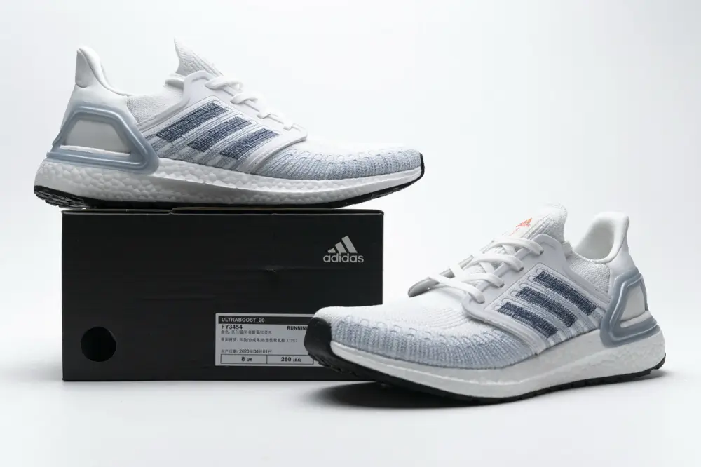 Adidas Ultra BOOST  20 White Light Blue FY3454 
