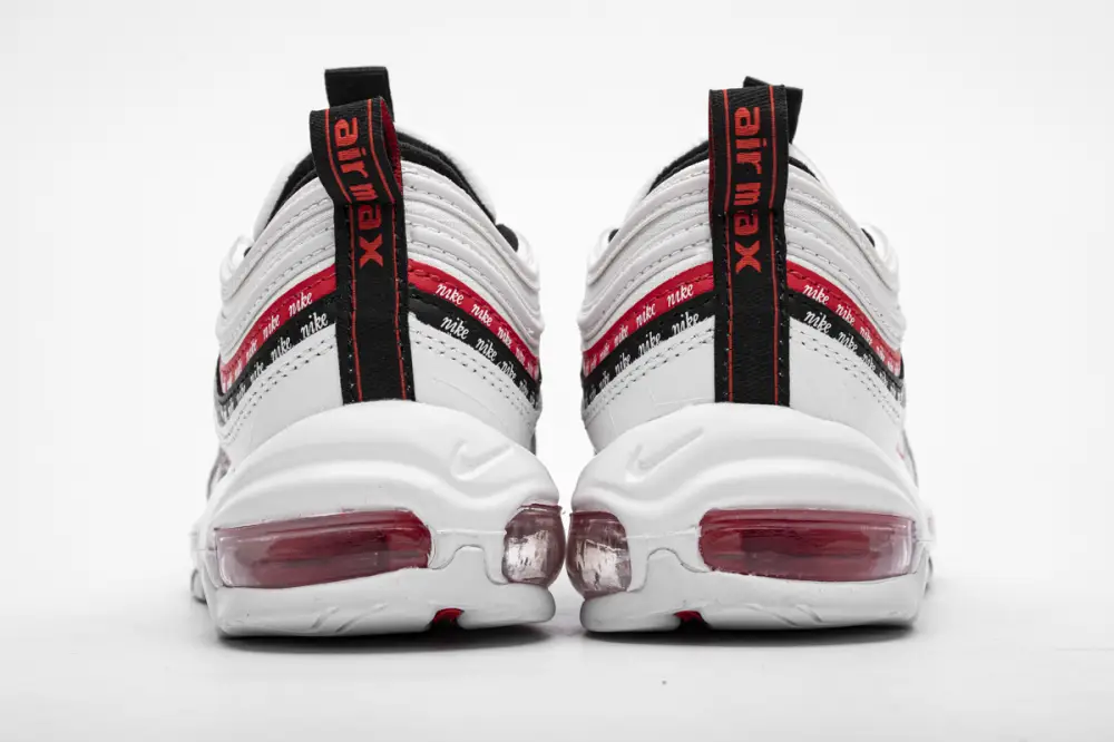 Nike Air Max 97 Sketch Logo White Black Red CK9397-100 