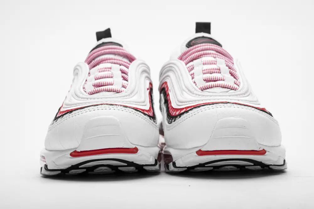Nike Air Max 97 Sketch Logo White Black Red CK9397-100 