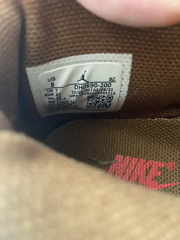 Replica Replica Jordan 6 Travis Scott x Air Jordan 6 British Khaki DH0690-200