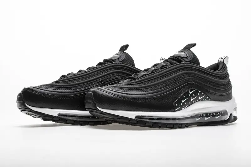 Nike Air Max 97 Swoosh Air Logos Black White AR7621-001 
