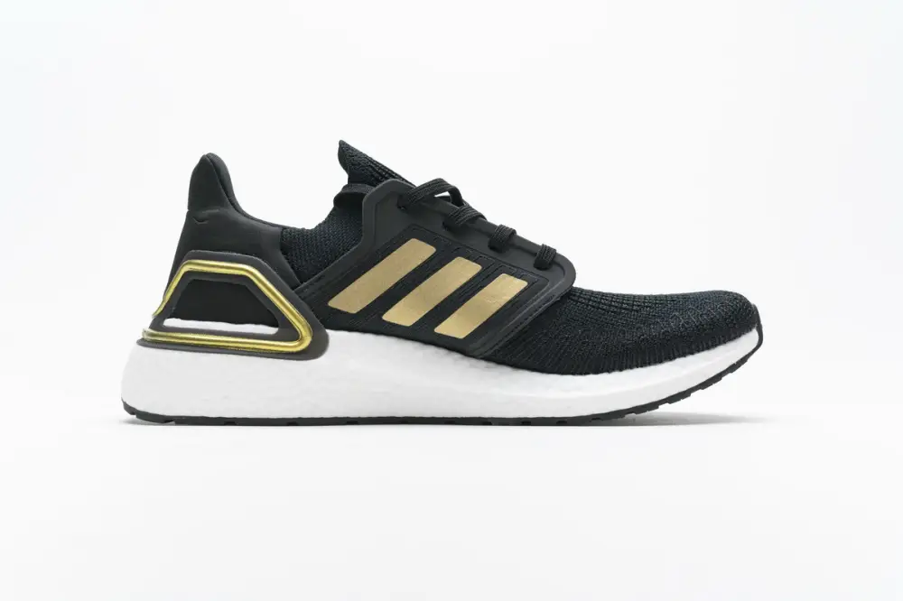 Adidas Ultra Boost 20 Black Gold White EE4393 
