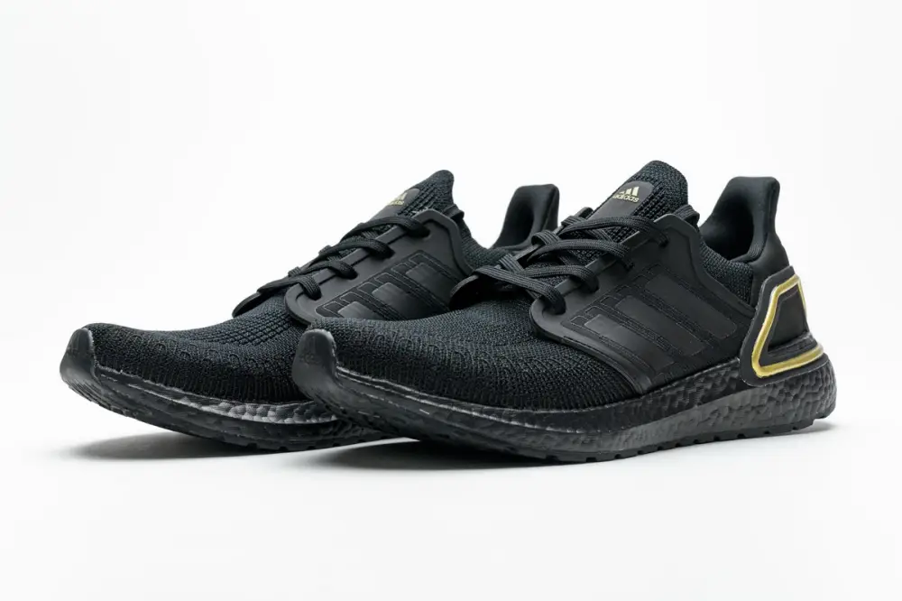 Adidas Ultra Boost 20 Core Black Gold Metallic ultraboost reps EG0754