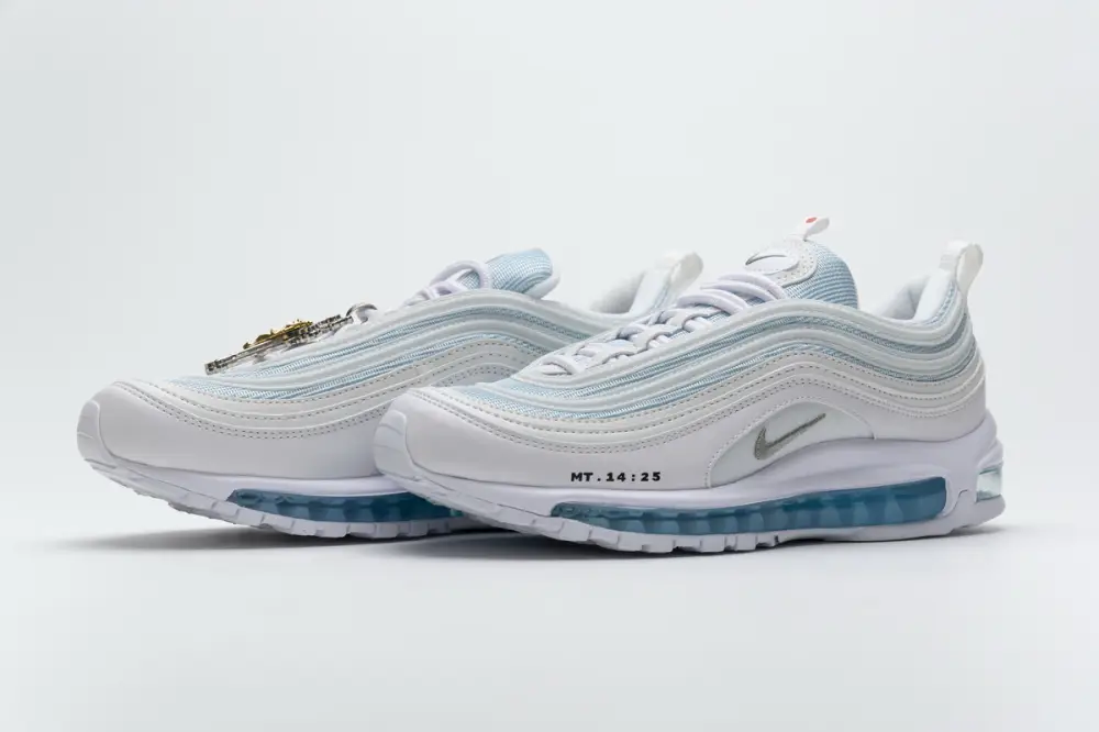 JSUS Air max 97 jesus reps Nike Air Max 97 Mschf X Inri "jesus Shoes" 917647-001