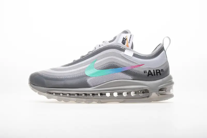 OFF WHITE X Nike Air Max 97 “Wolf Grey Menta” 34C41529