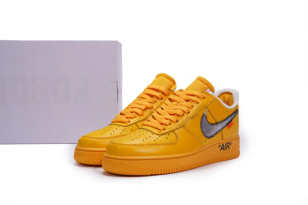 Off-White x Nike Air Force 1 Low University Gold  DD1876-700 