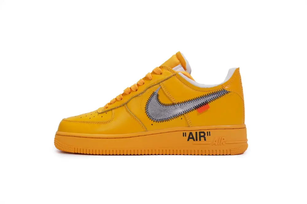 Off-White x Nike Air Force 1 Low University Gold  DD1876-700 30D1052
