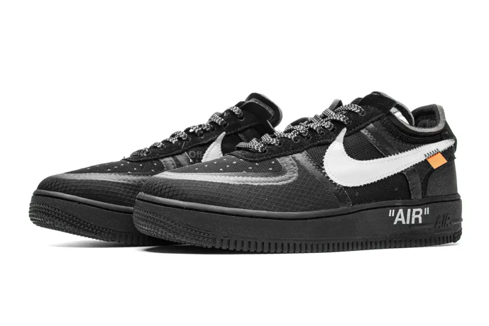 OFF White X Air Force 1 Low Black  AO4606-001 