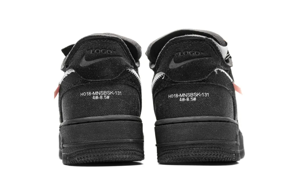 OFF White X Air Force 1 Low Black  AO4606-001 