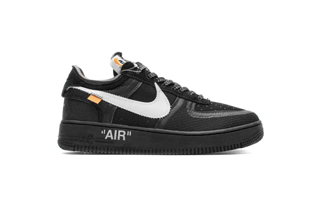 OFF White X Air Force 1 Low Black  AO4606-001 