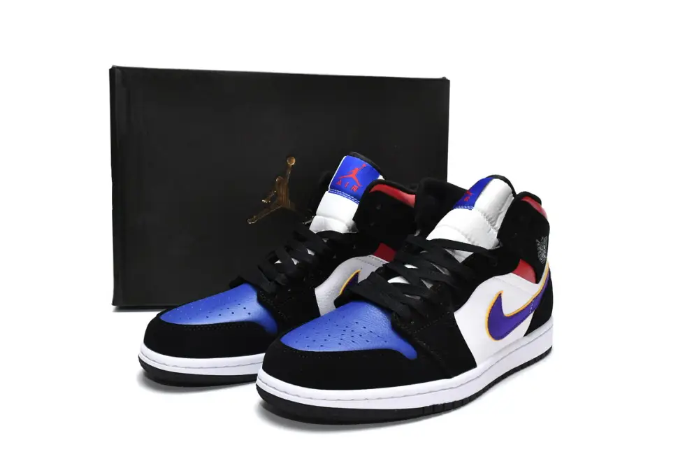 Air Jordan 1 Mid Lakers Top 3 852542-005 93AD365