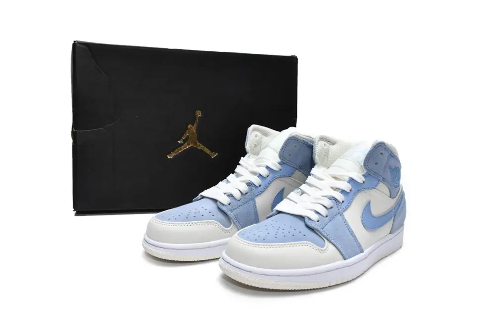 Air Replica Jordan 1 Mid Jordan 1 Mid Mixed Textures Blue DA4666-100