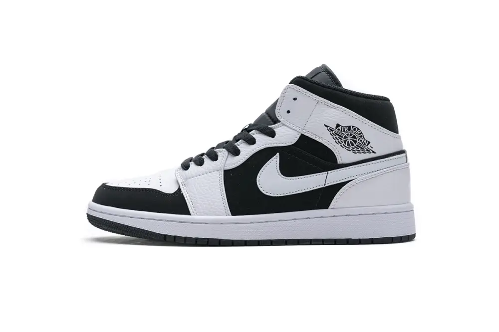 Air Jordan 1 Mid White Black 554724-113 EFCE267