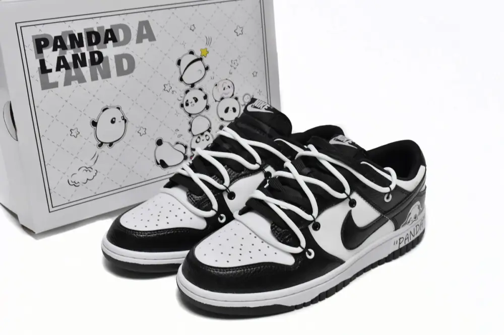 Nike Dunk Low PandaStrap DD1391-100 