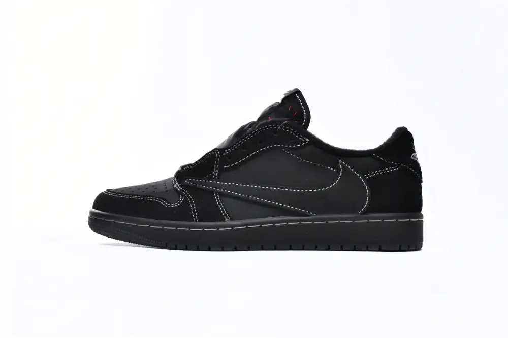 Travis Scott x Air Jordan 1 Low OG SP Black Phantom  DM7866-001（Top version） CB8A387