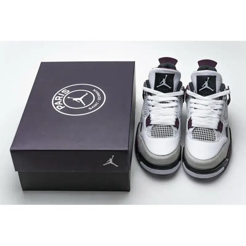 Air jordan 4 psg reps Jordan 4 Retro PSG Paris CZ5624-100 (Best Quality)