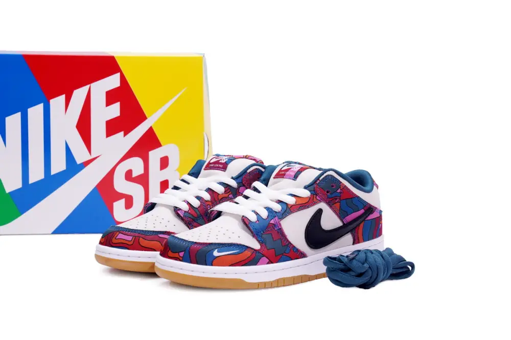 Parra Dunk Sb Parra Reps x Nike SB Dunk Low Pro QS Abstract Art DH7695-600