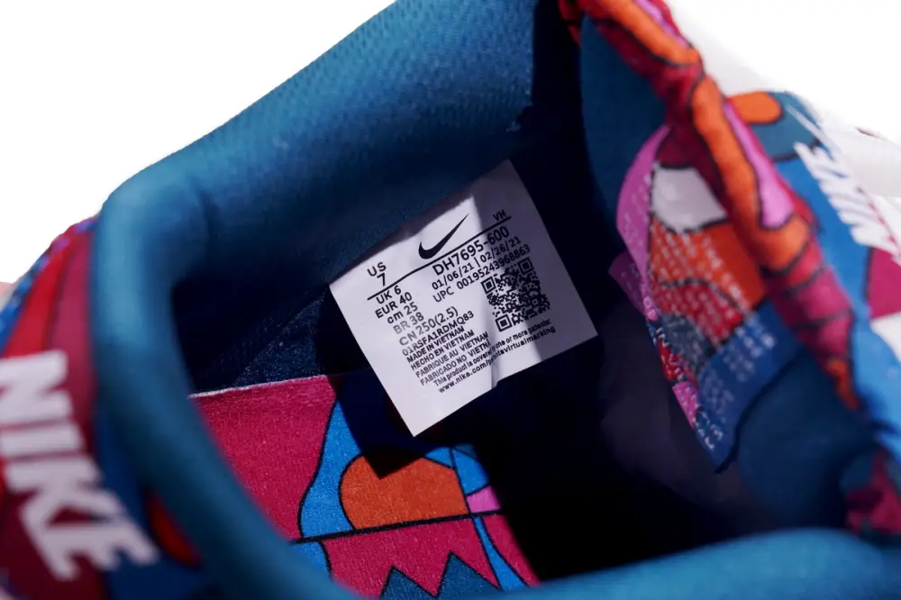Parra Dunk Sb Parra Reps x Nike SB Dunk Low Pro QS Abstract Art DH7695-600