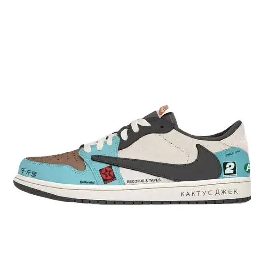 Travis Scott X  Air Jordan 1 Low 'BMW JackBoys' DC3533-100 4ABA61095