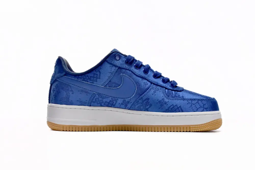 CLOT x Nike Air Force 1 Low Premium Blue Silk CJ5290-400 