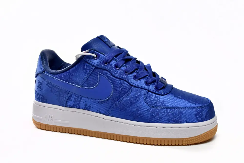 CLOT x Nike Air Force 1 Low Premium Blue Silk CJ5290-400 