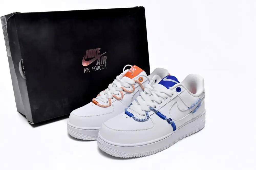 Nike Air Force 1 Low White and Safety Orange DH4408-100 