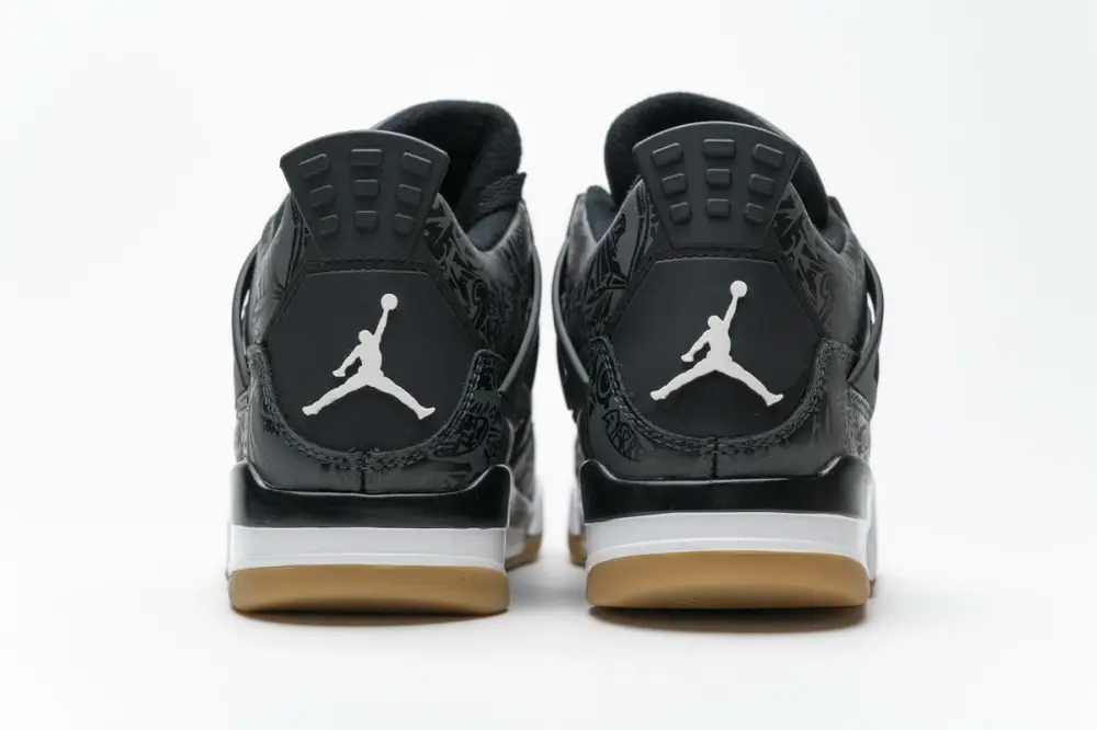 Air 1 op 1 jordan 4 Jordan 4 Retro Laser Black Gum CI1184-001
