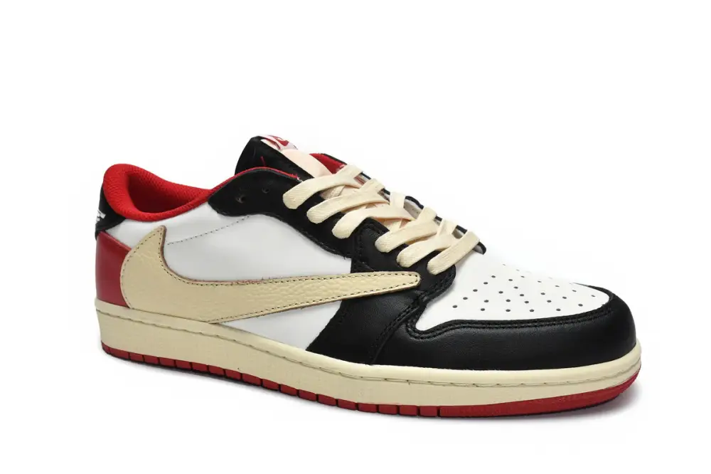 Travis Scott x Air Jordan 1 Travis Scott Black Red Low Black Red DM7866-166