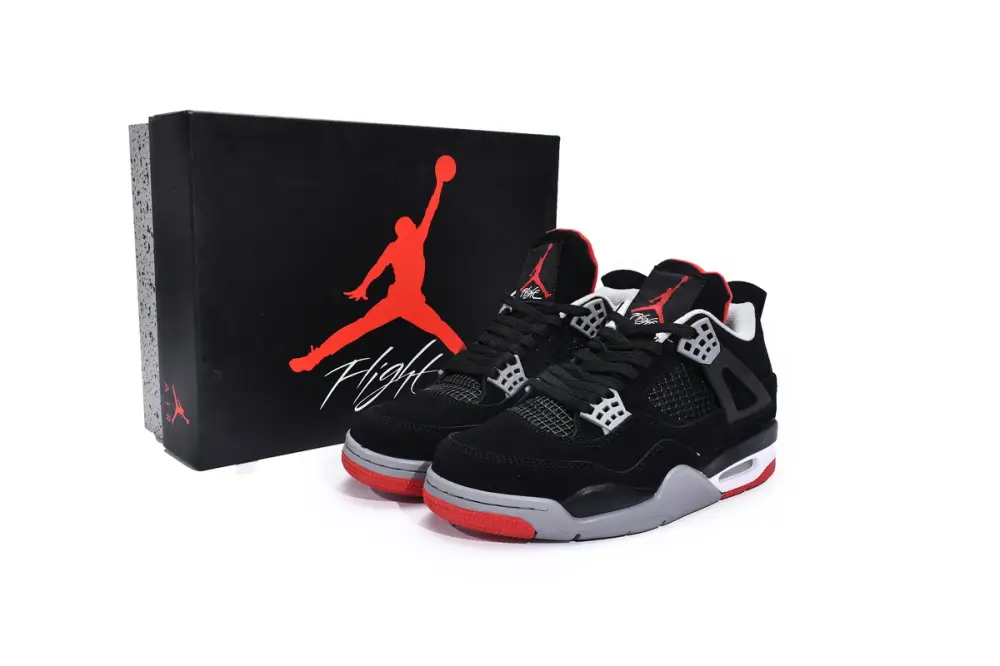 Cheap Air Jordan 4 Retro Bred  308497-060 