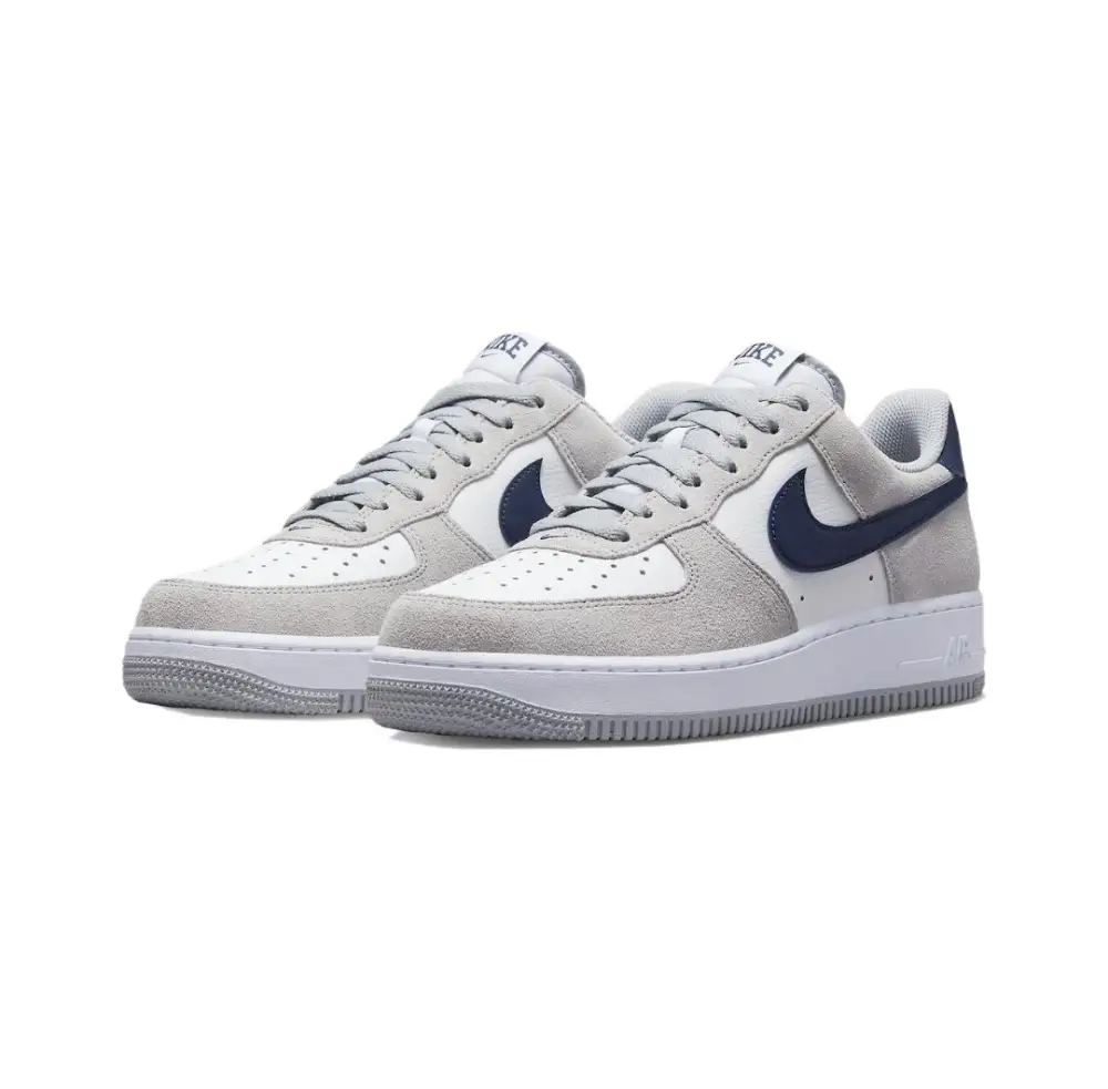 Nike Air Force 1 Low Sneakers White Gray Blue 