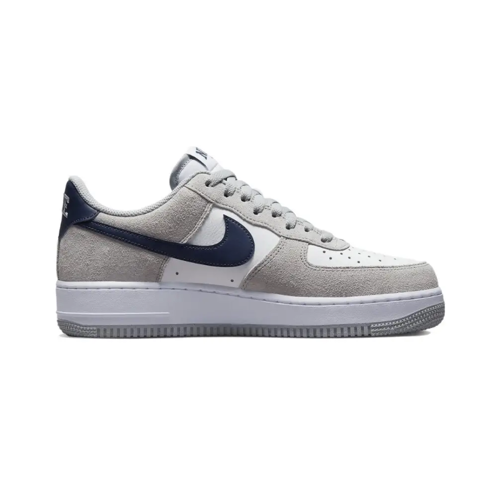 Nike Air Force 1 Low Sneakers White Gray Blue 