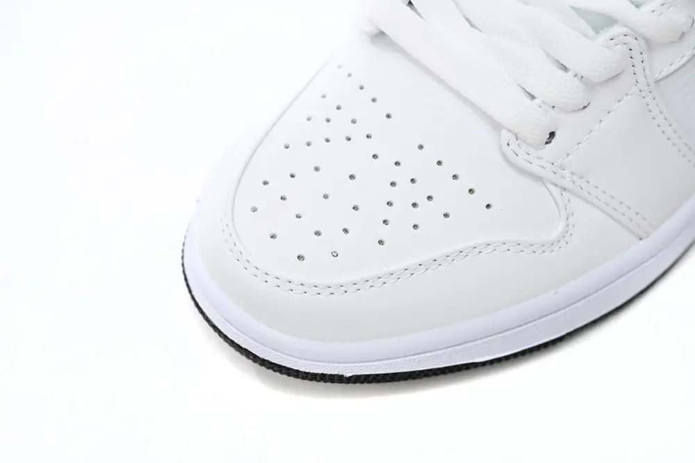 Air Jordan 1 Low All-white Red 553560-164 