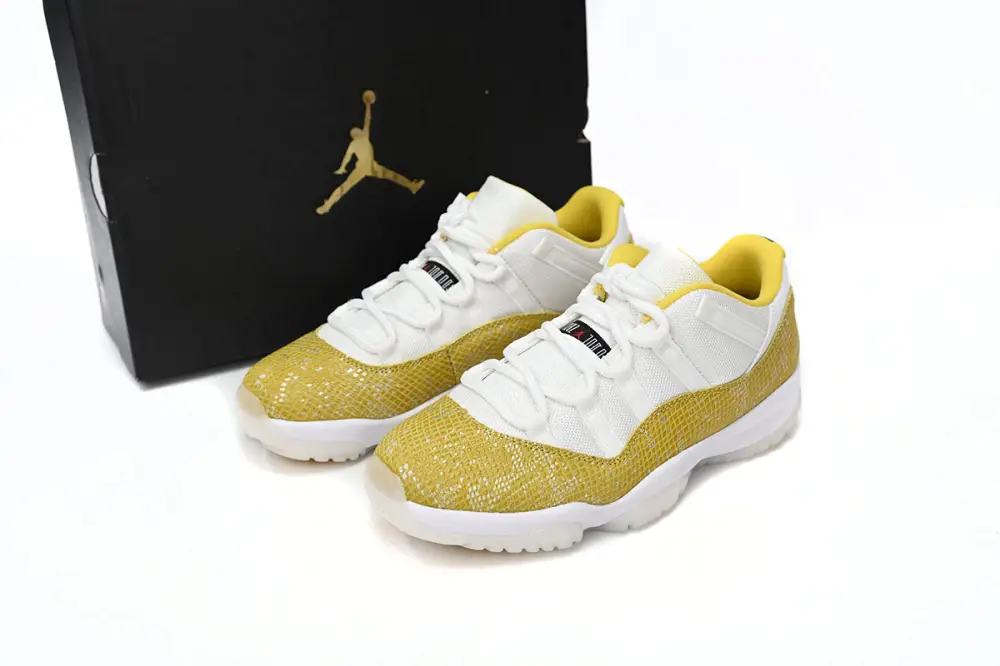 Air Jordan 11 Reps Jordan 11 Retro Low WMNS “Yellow Snakeskin AH7860-107