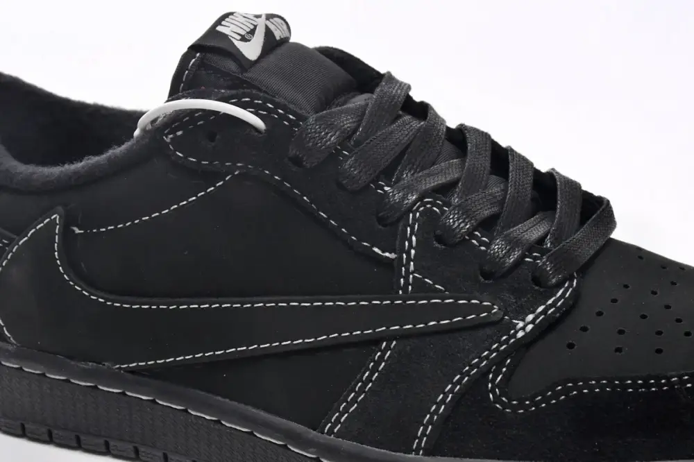 Travis Scott x Air Jordan 1 Jordan 1 Black Phantom Reps Low OG SP Black Phantom DM7866-001（GD）