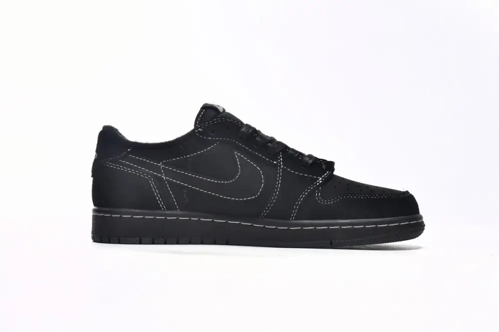 Travis Scott x Air Jordan 1 Jordan 1 Black Phantom Reps Low OG SP Black Phantom DM7866-001（GD）