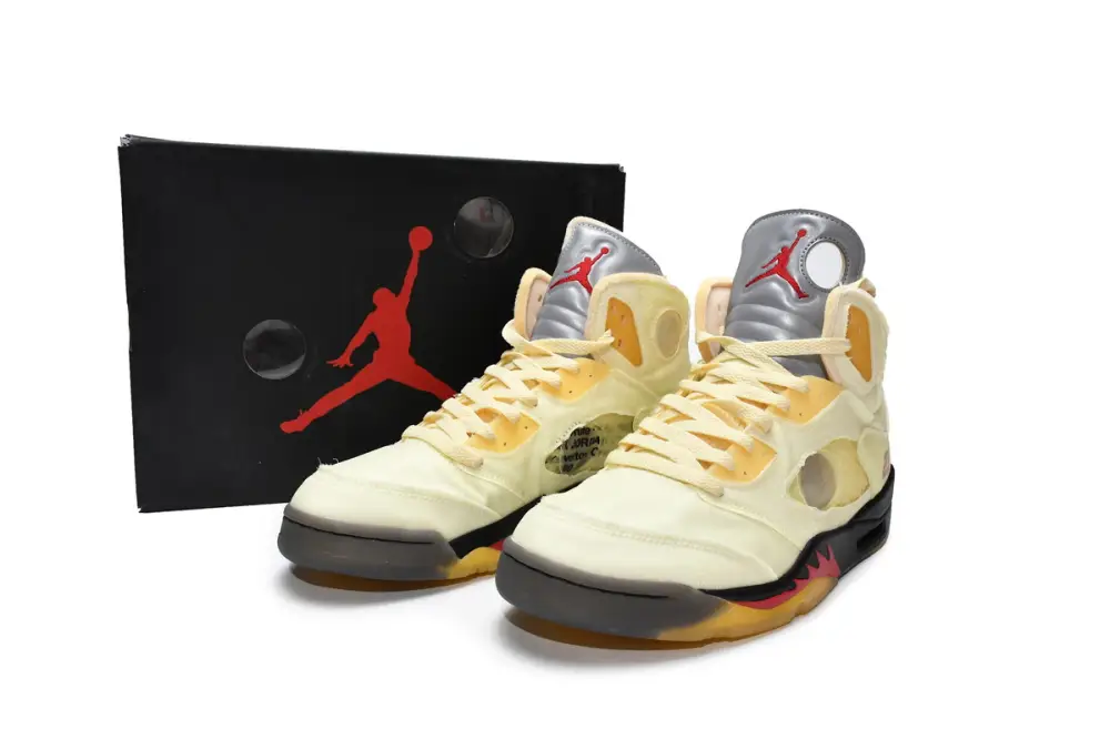 OFF off white jordan 5 reps White x Air Jordan 5 Retro SP Sail DH8565-100