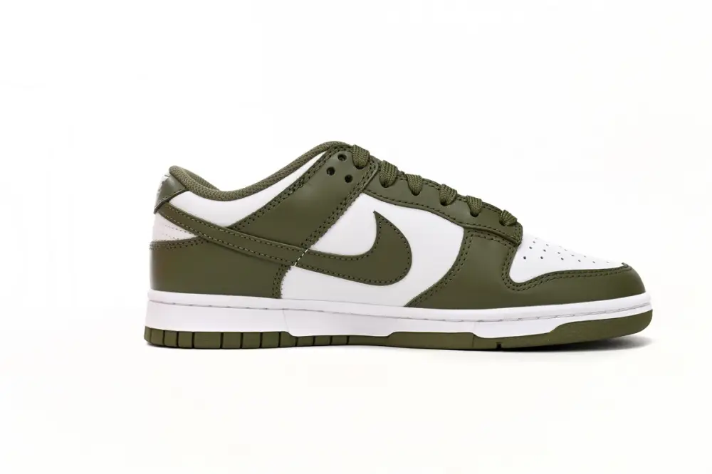 Nike Dunk Low White Scattered olive Green DD1503-200 