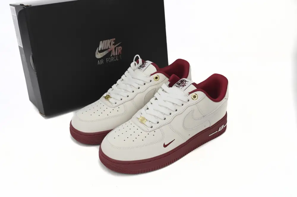 Nike Air Force 1’07 Low Beige Red DQ7582-100 