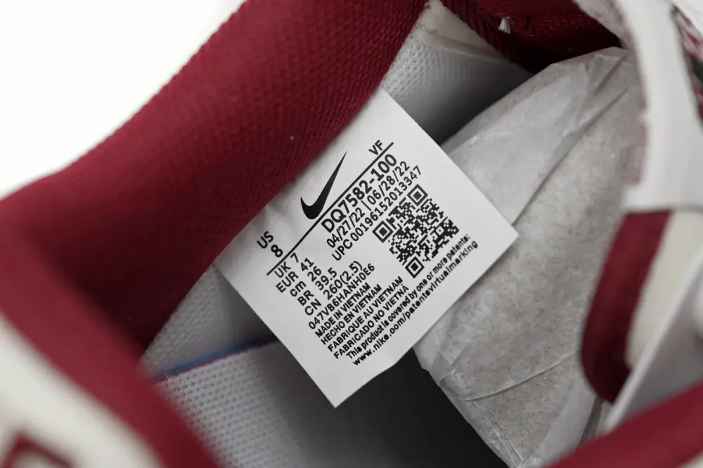 Nike Air Force 1’07 Low Beige Red DQ7582-100 