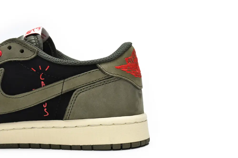 Travis Travis Scott Reps Scott x Air Jordan 1 Low Dark Green DM7866-196