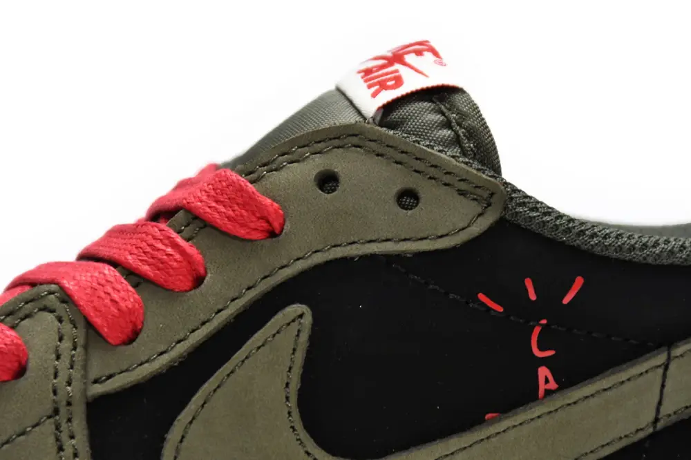 Travis Travis Scott Reps Scott x Air Jordan 1 Low Dark Green DM7866-196