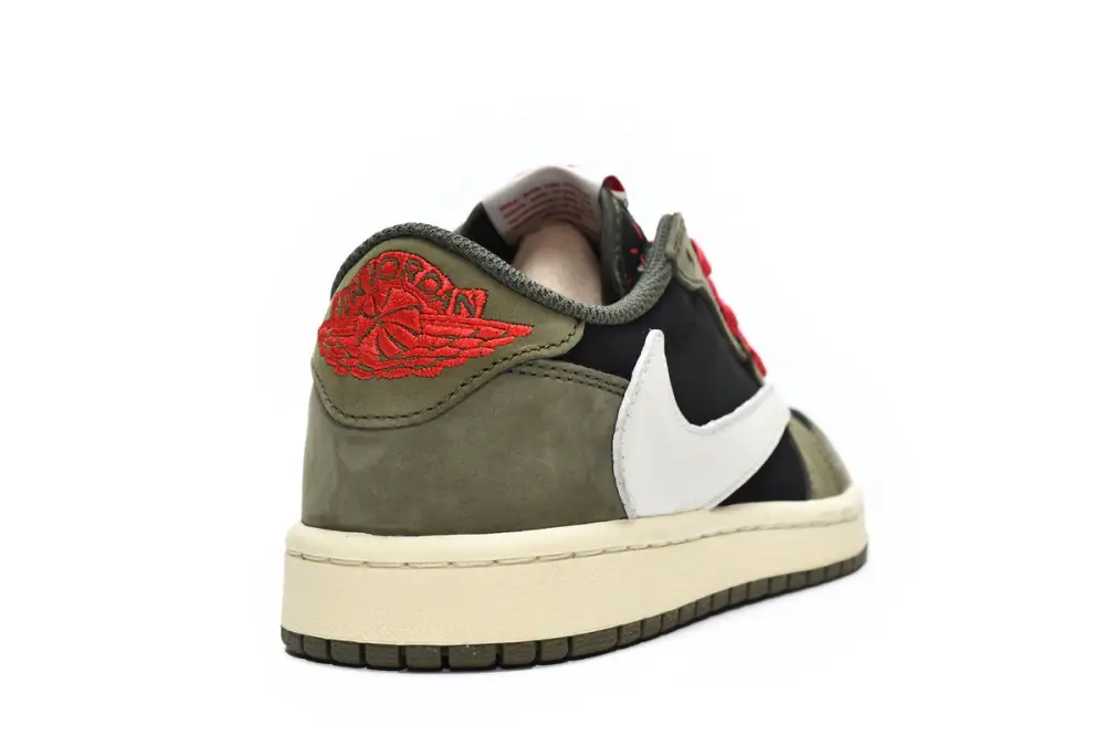 Travis Travis Scott Reps Scott x Air Jordan 1 Low Dark Green DM7866-196