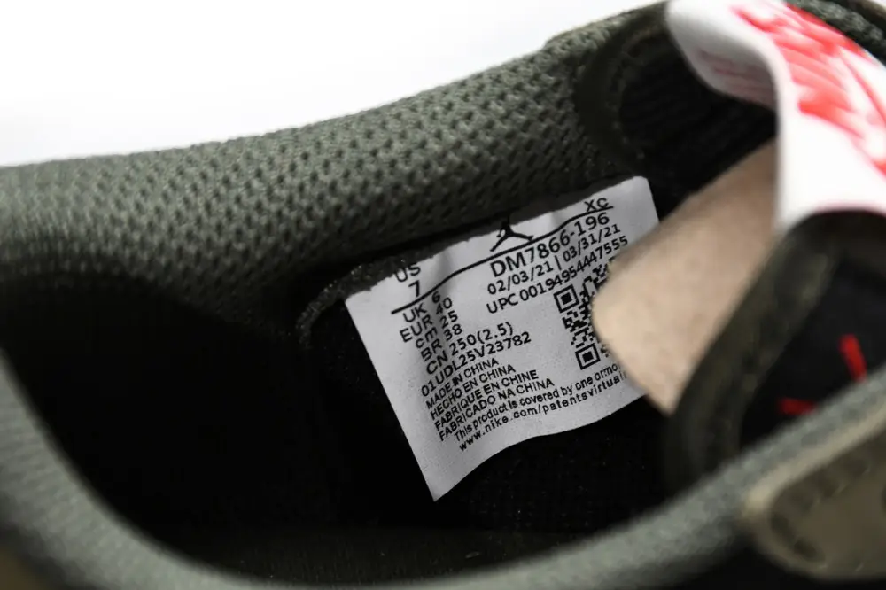 Travis Travis Scott Reps Scott x Air Jordan 1 Low Dark Green DM7866-196
