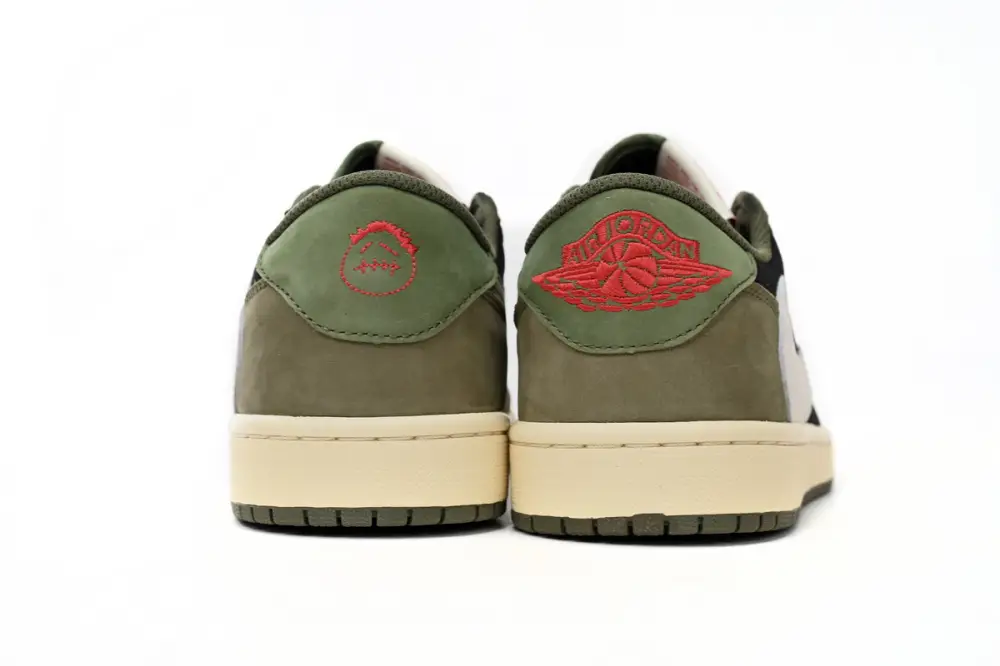 Travis Scott x Air Jordan 1 Low Green Barb CQ4277-200 