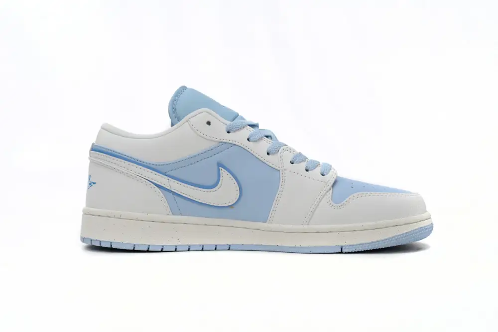 Air Jordan 1 Low Light Blue And White  DV1299-104 