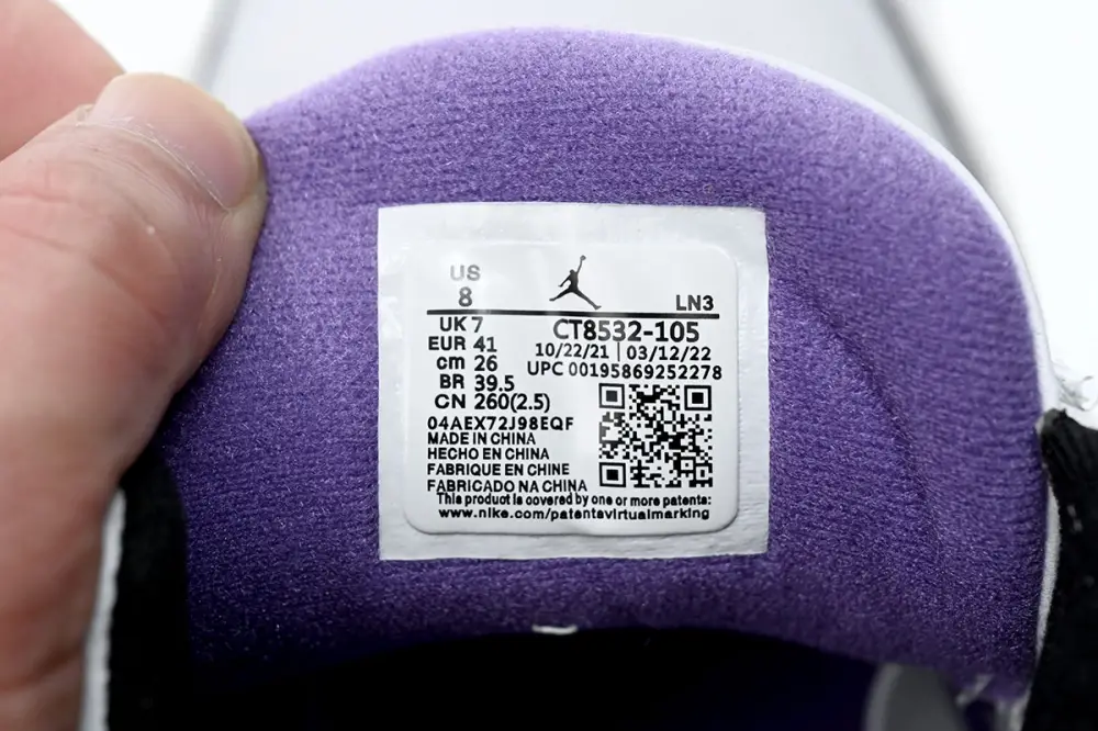 (GET)Air jordan 3 Jordan 3 Retro Dark Iris CT8532-105